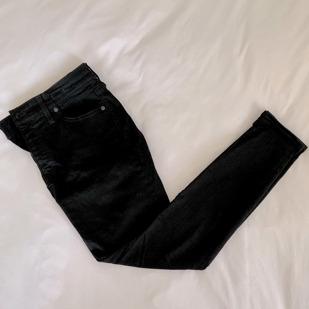 NWOT Madewell black skinny high rise jeans size 30